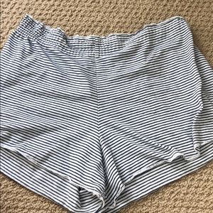 brandy melville striped shorts